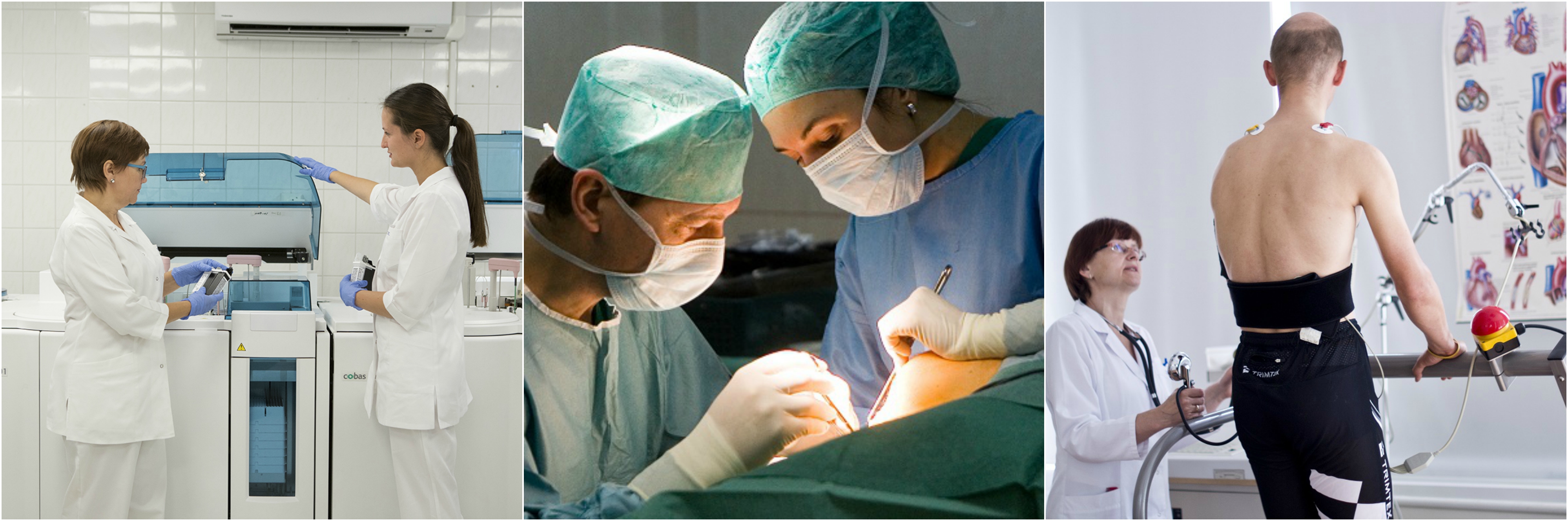 Вильнюстағы Medical Diagnostic and Treatment Center. Тексерулер, хирургиялық араласулар, оңалту.